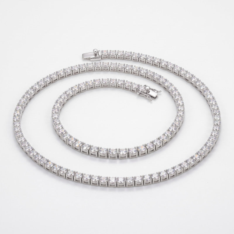 3mm x 43cm Tennis Necklace