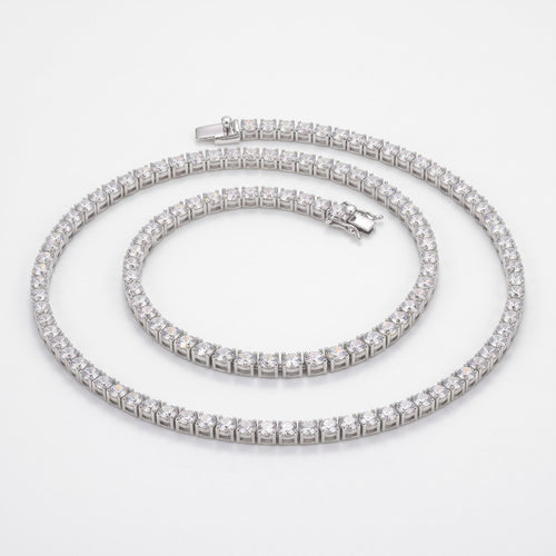 3mm x 43cm Tennis Necklace