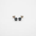 5mm peacock pearl stud earrings