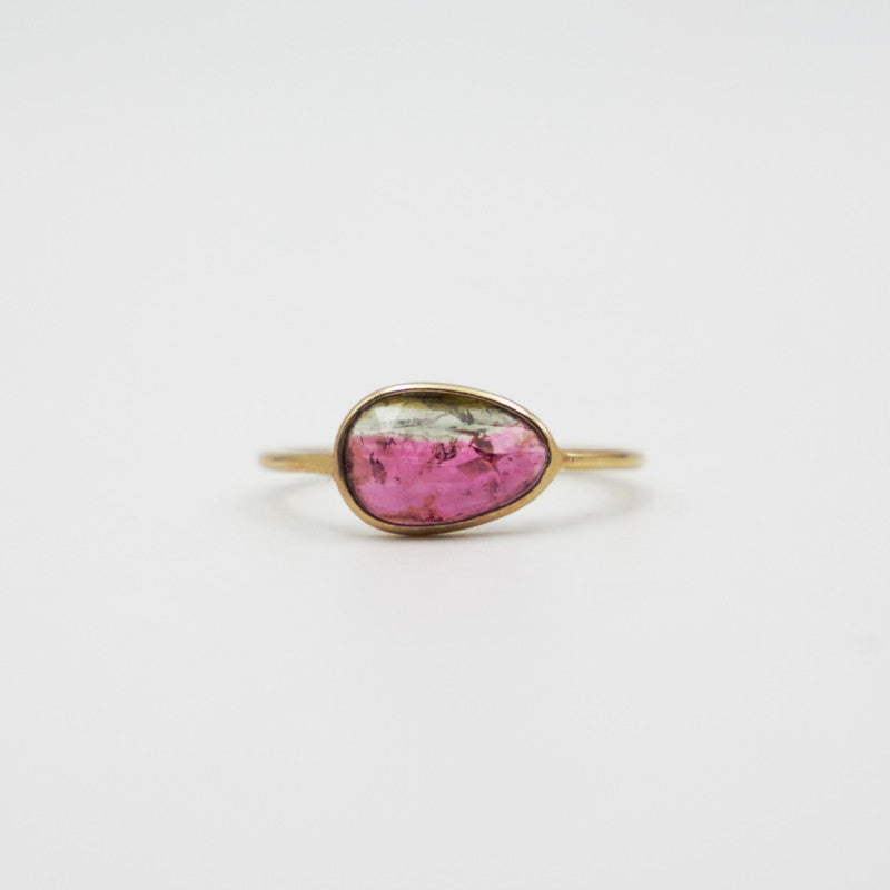Watermelon Tourmaline Stacker