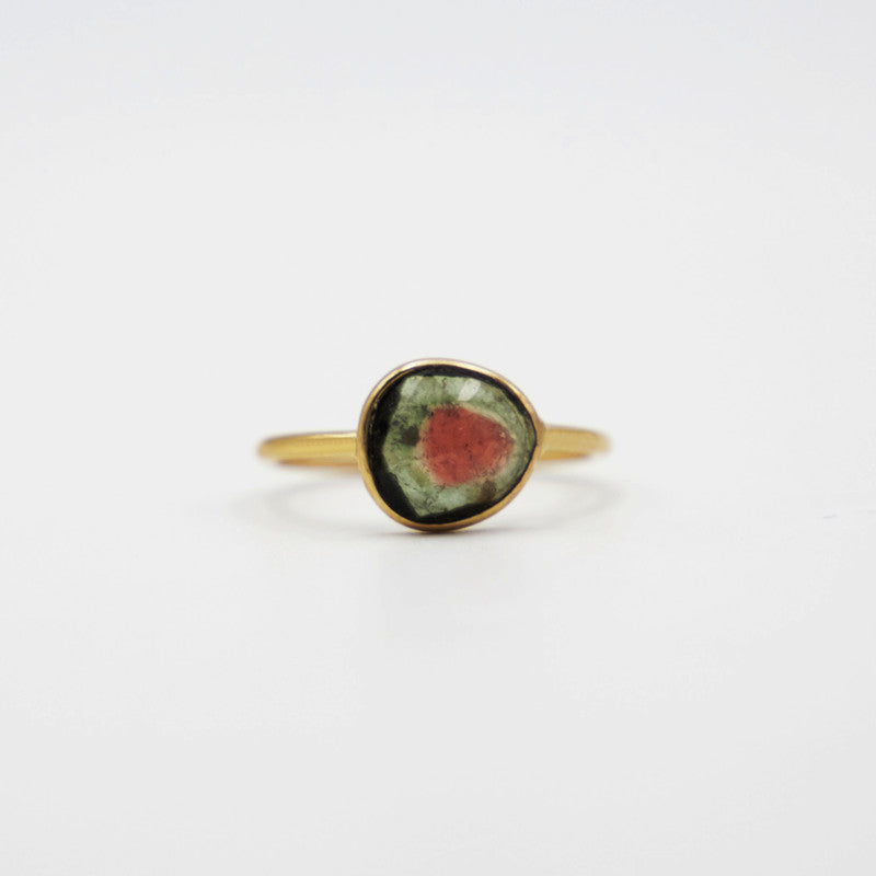 Watermelon Tourmaline Stacker