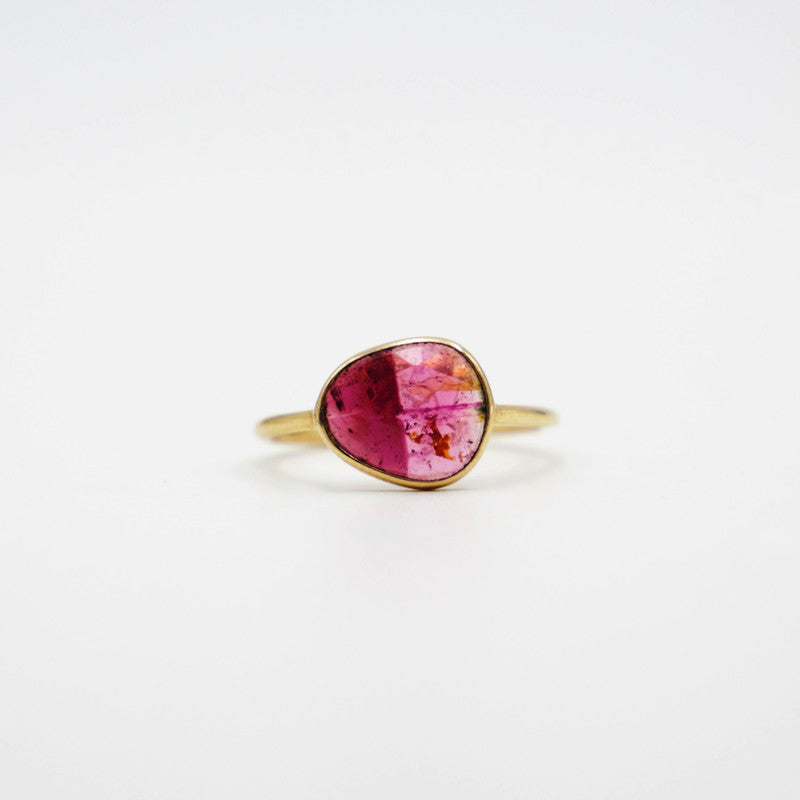 Watermelon Tourmaline Stacker