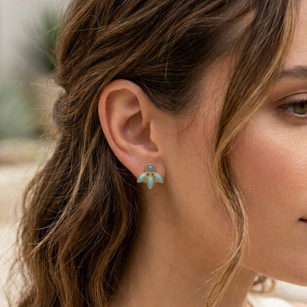 Amaryllis Emerald & Labradorite