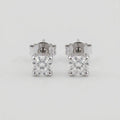 4mm 9ct White Gold Studs