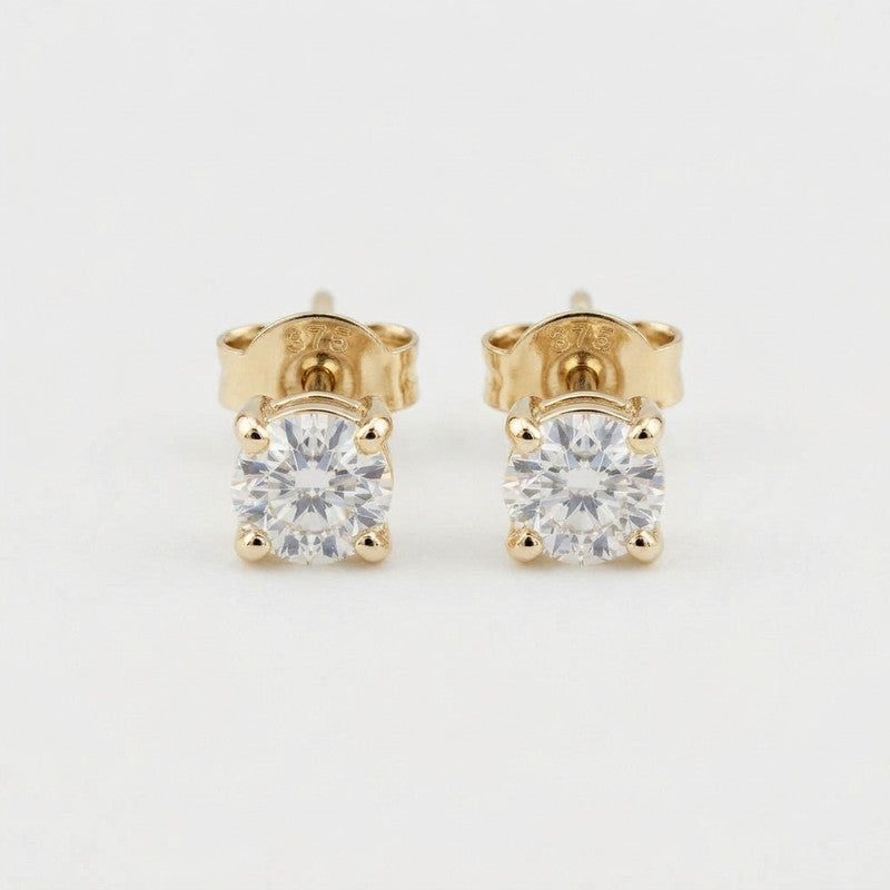 2.5mm 9ct Yellow Gold Studs