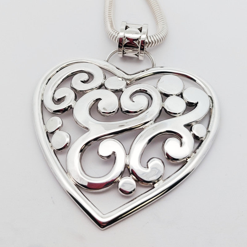 Heart Swirl Pendant
