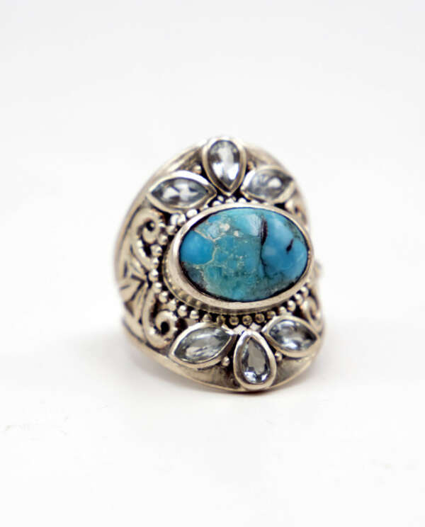 Sapta Turquoise & Blue Topaz